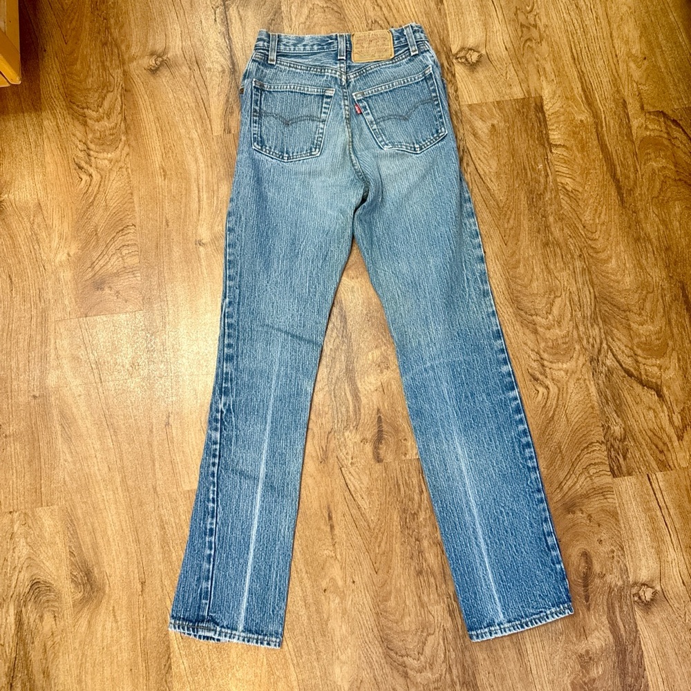 Vintage 501 XX Pinstripe Levi’s Jeans. 24 x 31